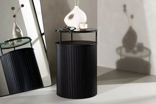 Bovall Beistelltisch 37 cm Schwarz