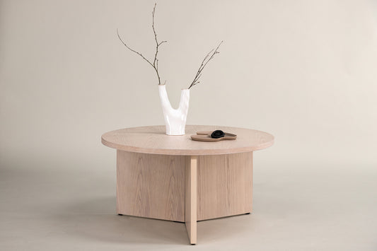 Saltö Couchtisch 65 cm Weißwäsche