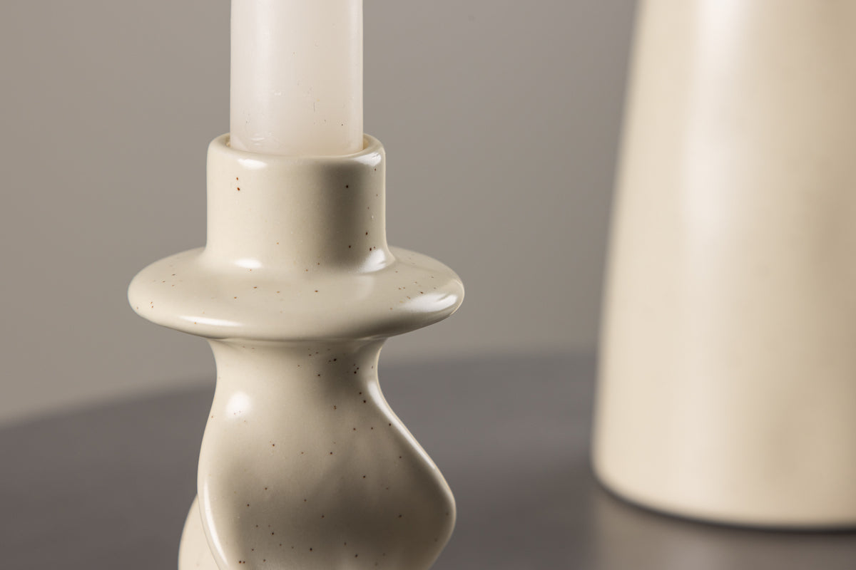 Glory Kerzenständer 6 cm Beige