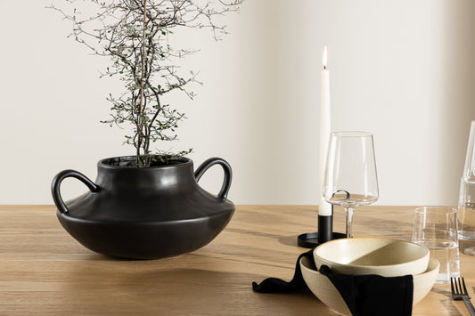 Holda Blumentopf 15 x 31 x 29 Schwarz