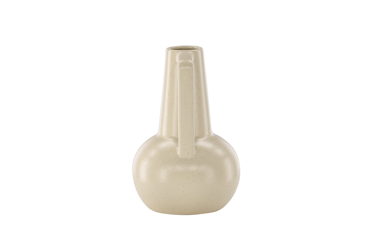 Lane Vase 10 cm Beige Steinzeug