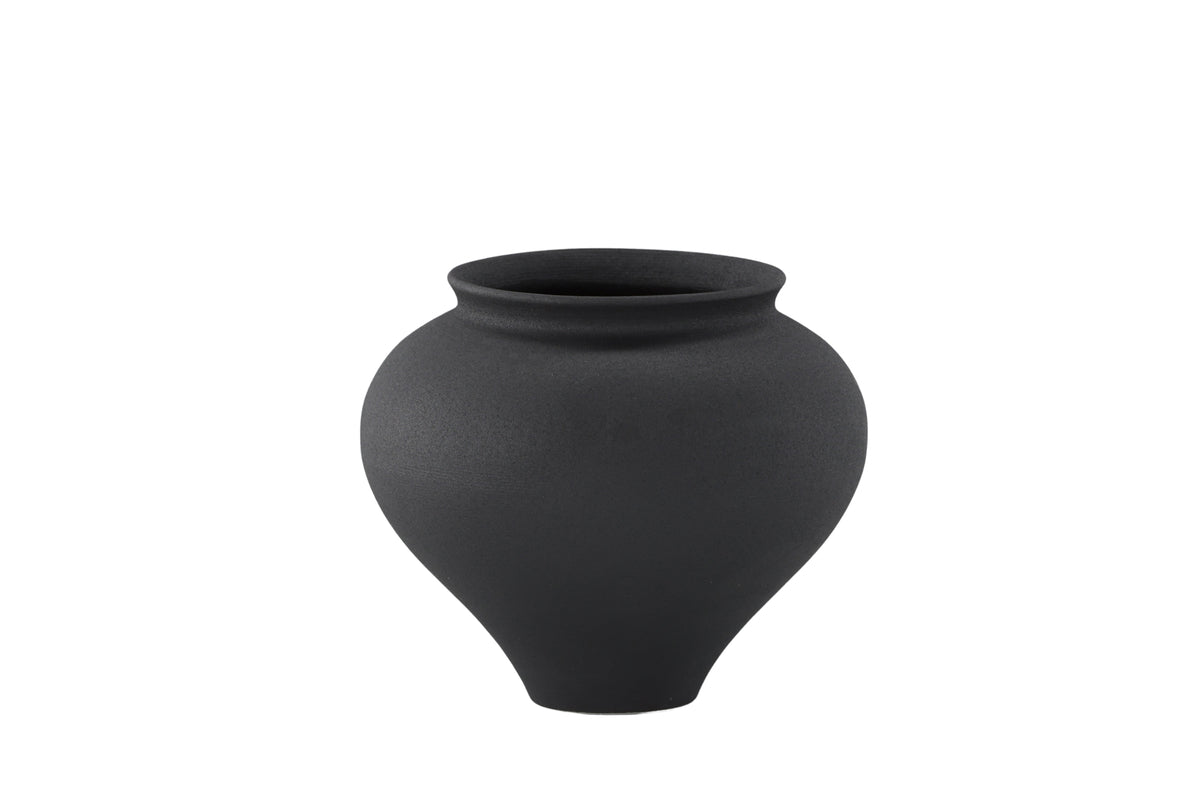 Rellis Vase 18 cm Schwarz