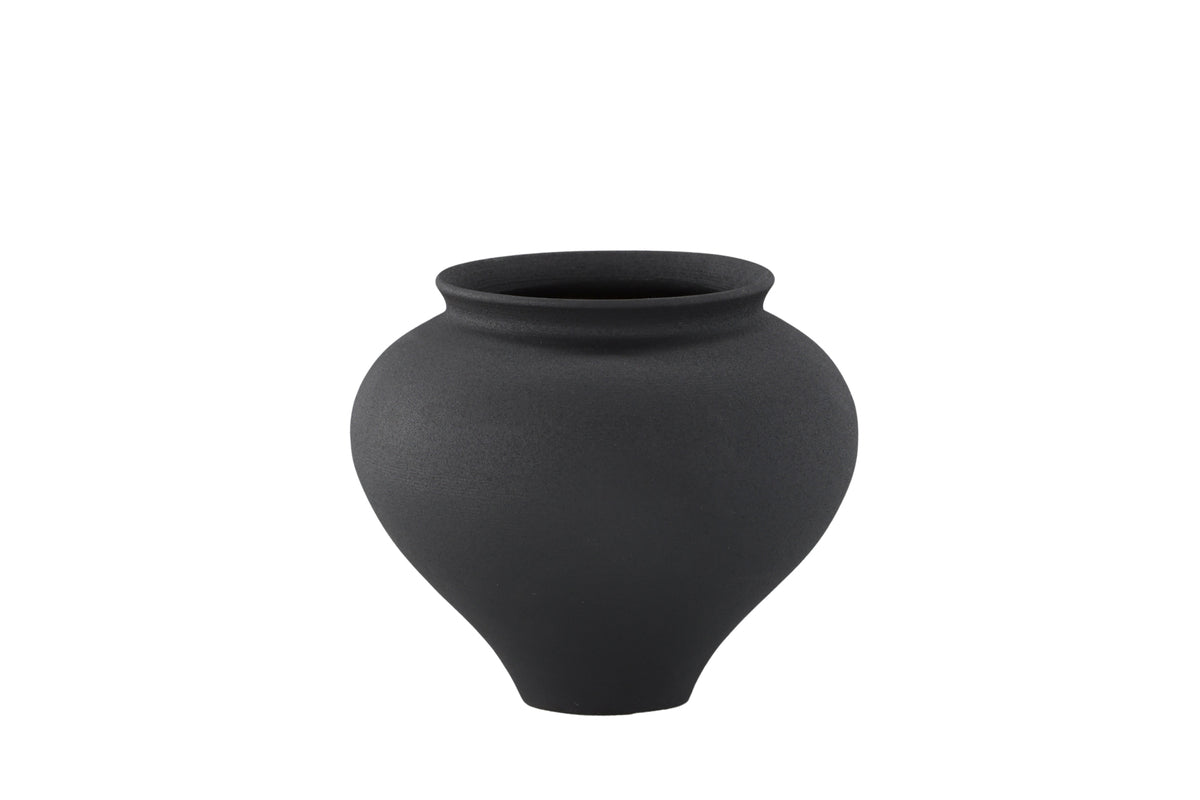 Rellis Vase 18 cm Schwarz