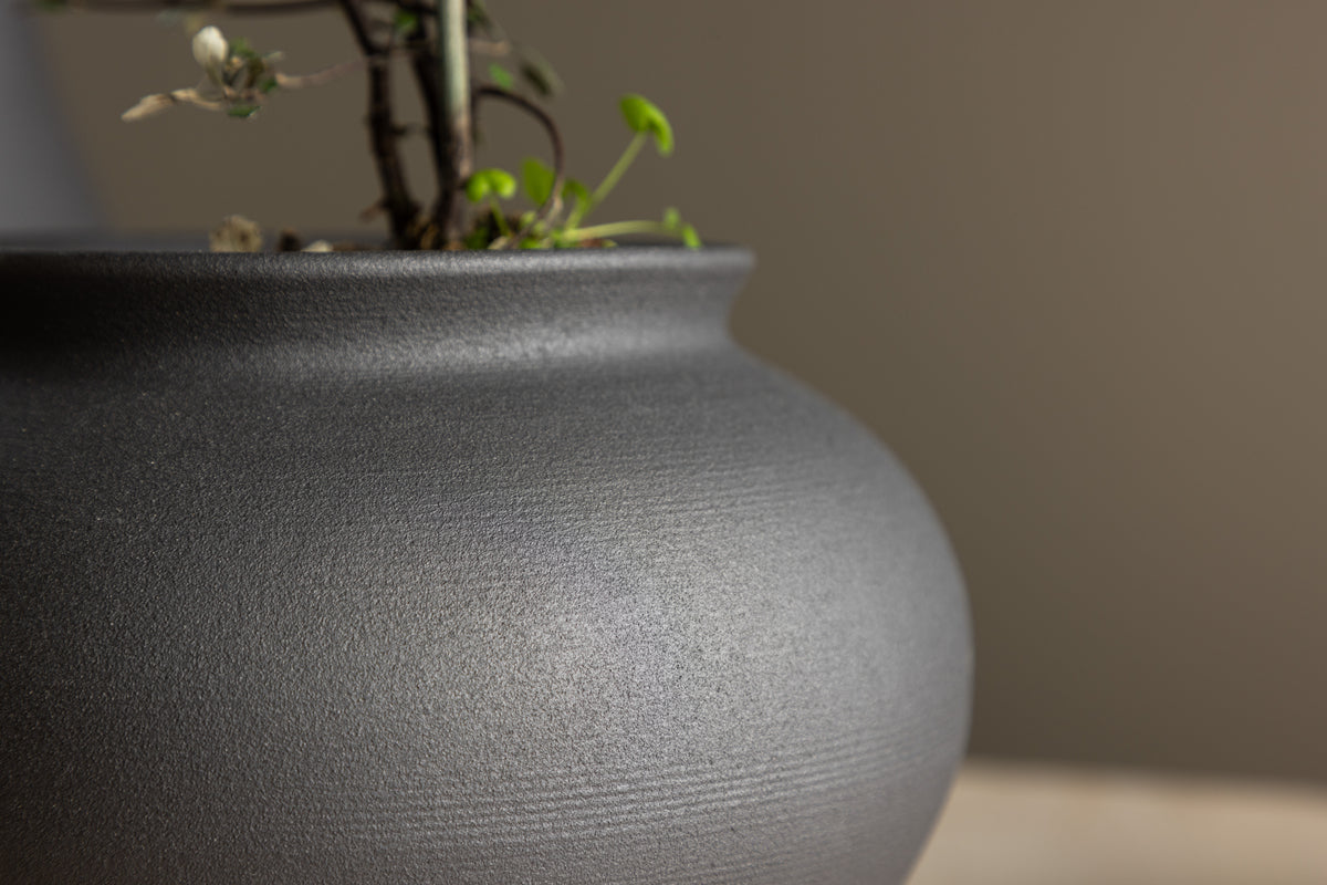 Rellis Vase 18 cm Schwarz