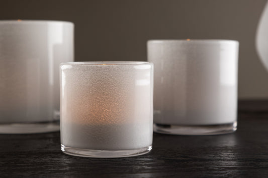 Glora Laterne 8 cm Weiß