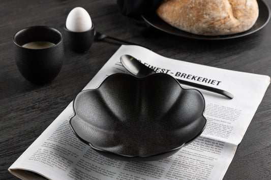 Wabi Sabi Teller 21 cm 2er-Pack Schwarz