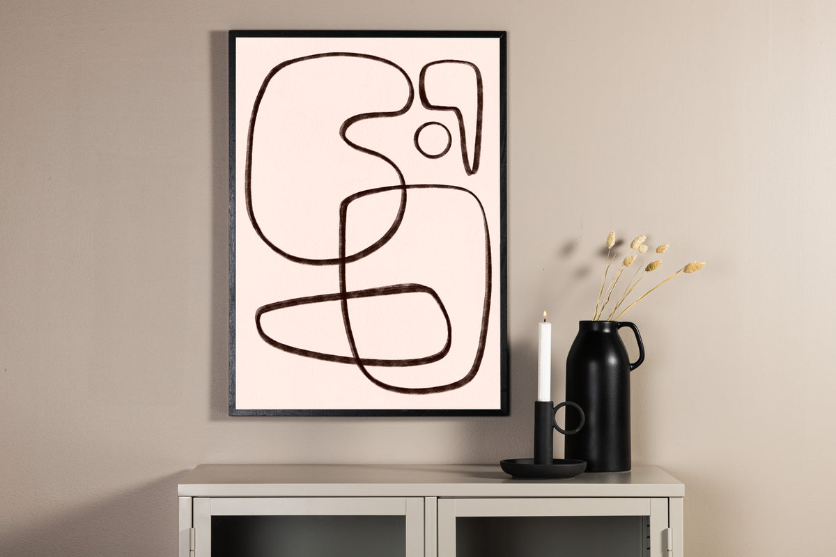 Line Art Poster Weiß