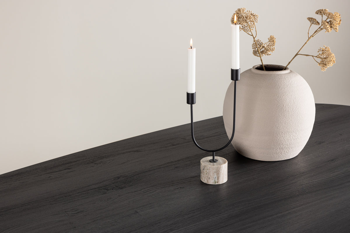 Grönvik Ovaler Esstisch 220 x 100 Schwarz