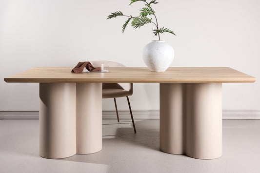 Olivia rechteckiger Esstisch 210 x 100 Weiß