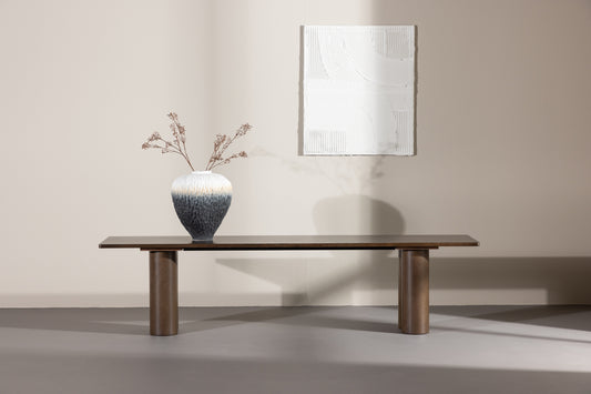 Olivia Sitzbank Esszimmerbank 40 x 45 x 180 Mocca