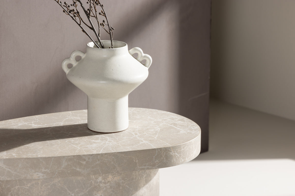 Båstad Beistelltisch 50 x 30 Hellgrau