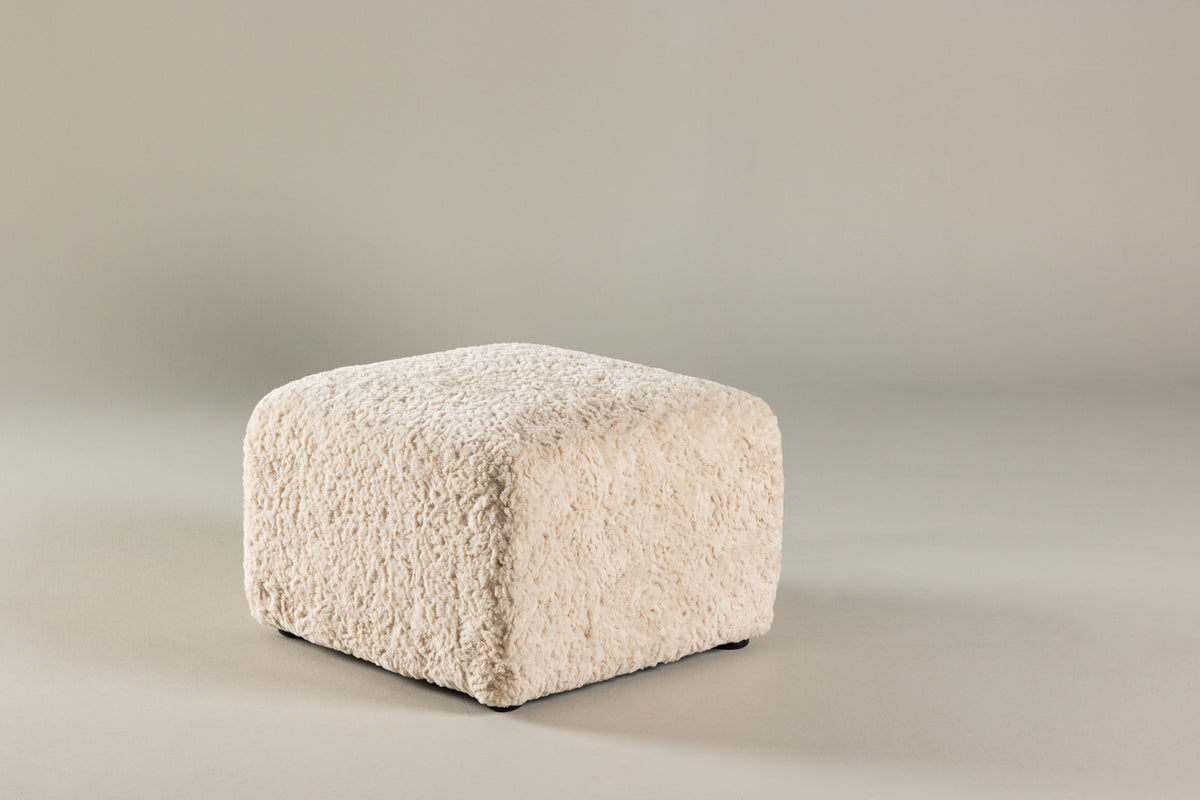 Frankie Pouf Hocker 50 x 35 x 50 Beige