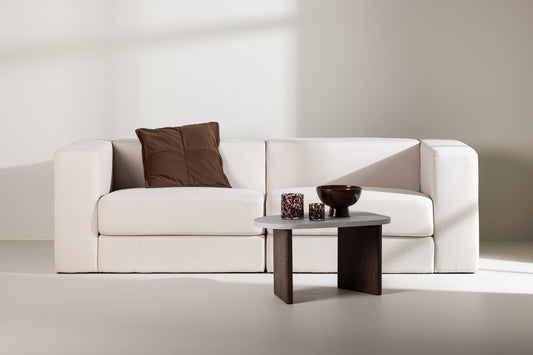 Lumi 3-Sitzer-Sofa Weiß