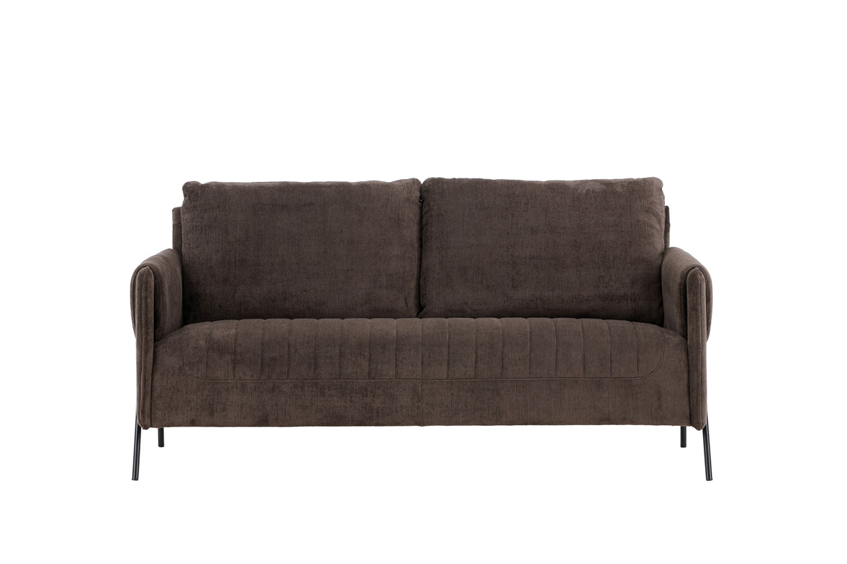 Indigo 2-Sitzer-Sofa Braun