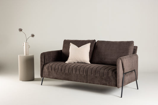 Indigo 2-Sitzer-Sofa Braun