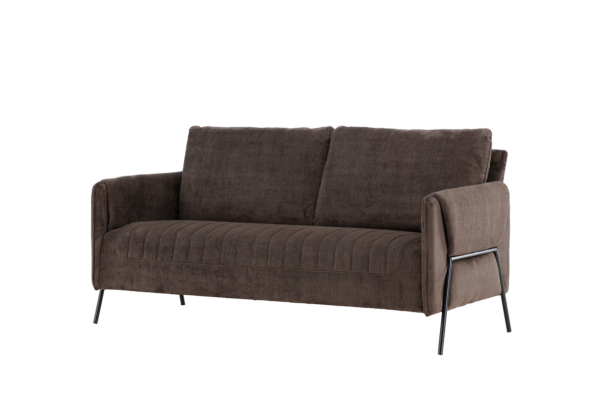 Indigo 2-Sitzer-Sofa Braun
