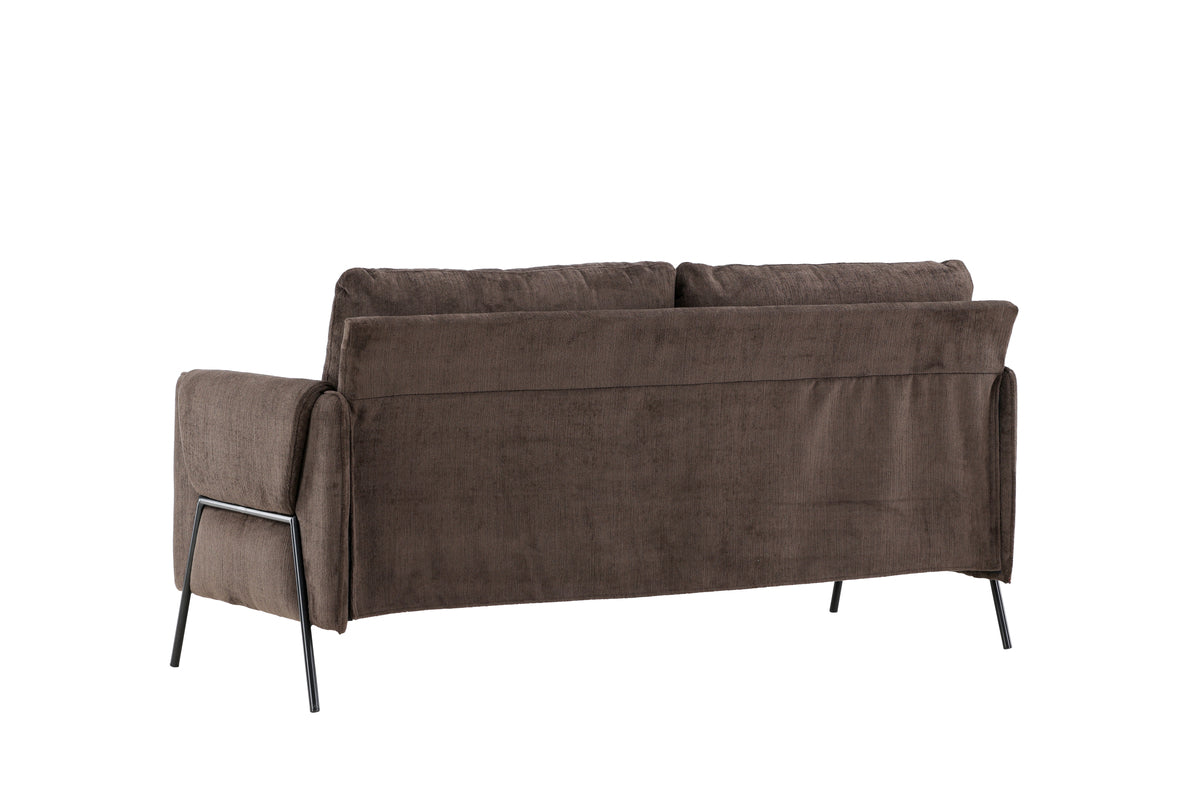 Indigo 2-Sitzer-Sofa Braun