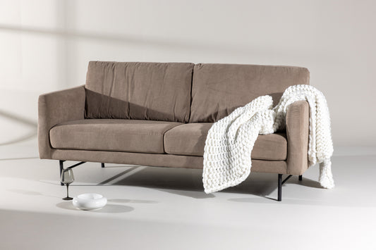Sky 3-Sitzer-Sofa Braun