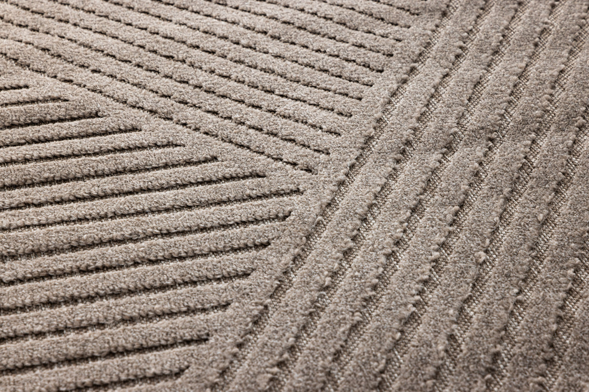 Aron Rechteckiger Teppich 290 x 200 Braun