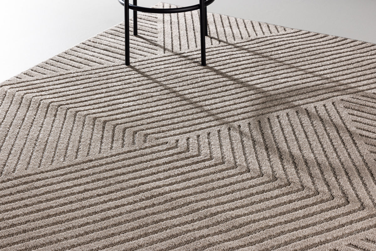 Aron Rechteckiger Teppich 290 x 200 Braun