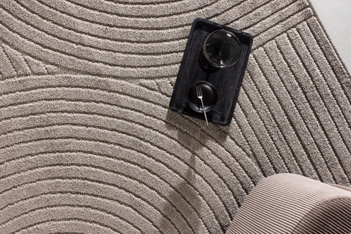 Vince Rechteckiger Teppich 230 x 160 Braun