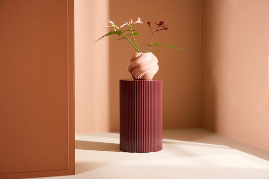 Lenox Beistelltisch 30 cm Burgund