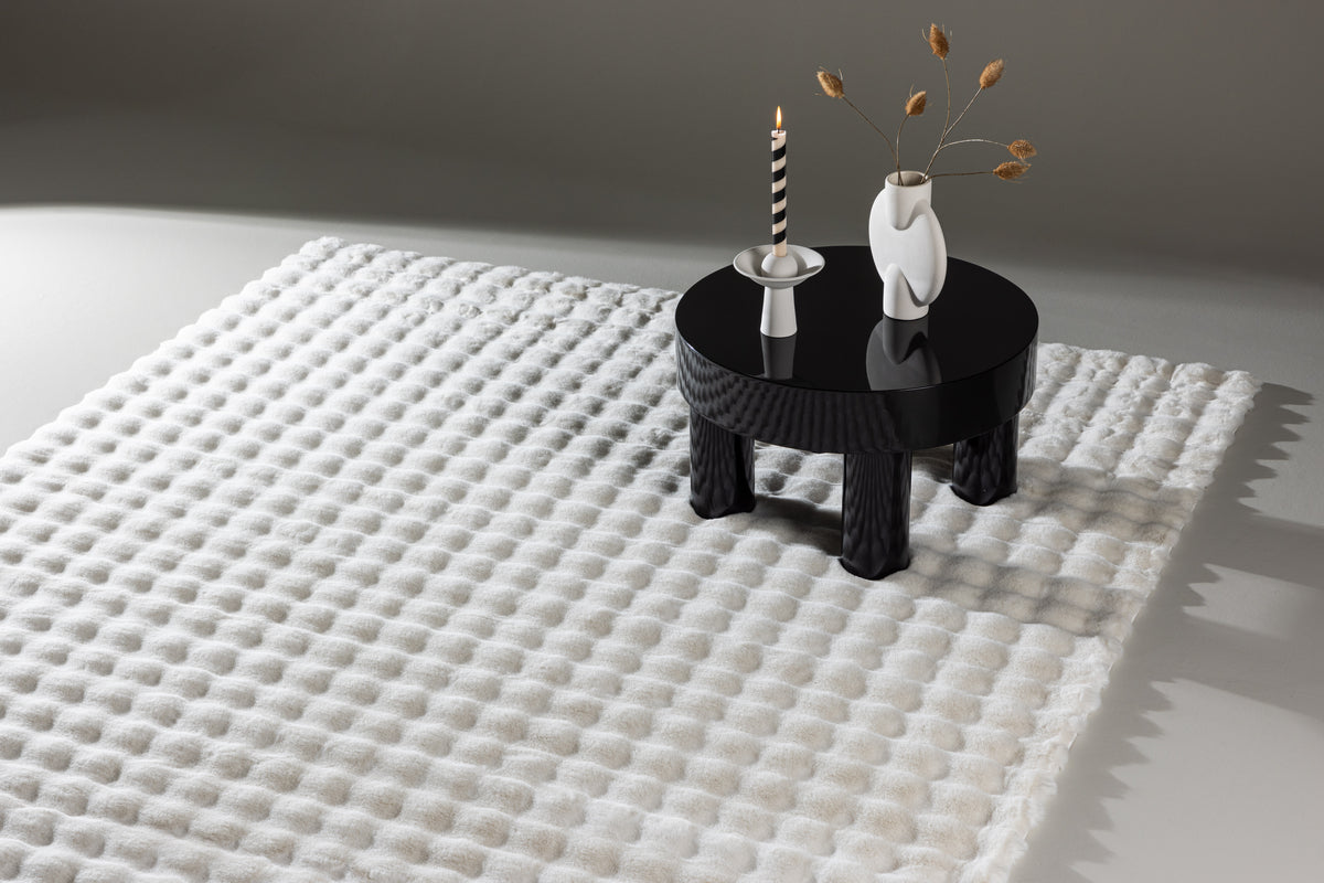 Novis Rechteckiger Teppich 290 x 200 Weiß