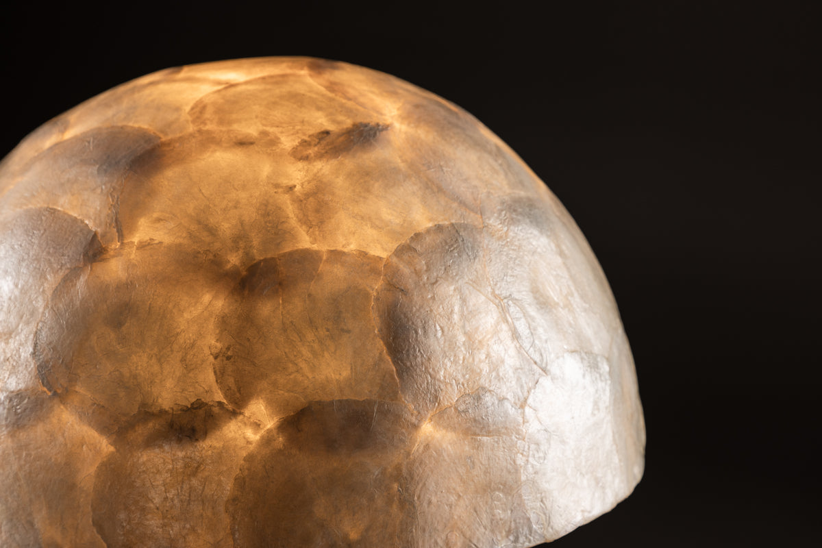 Lindön Tischleuchte Hellgrau