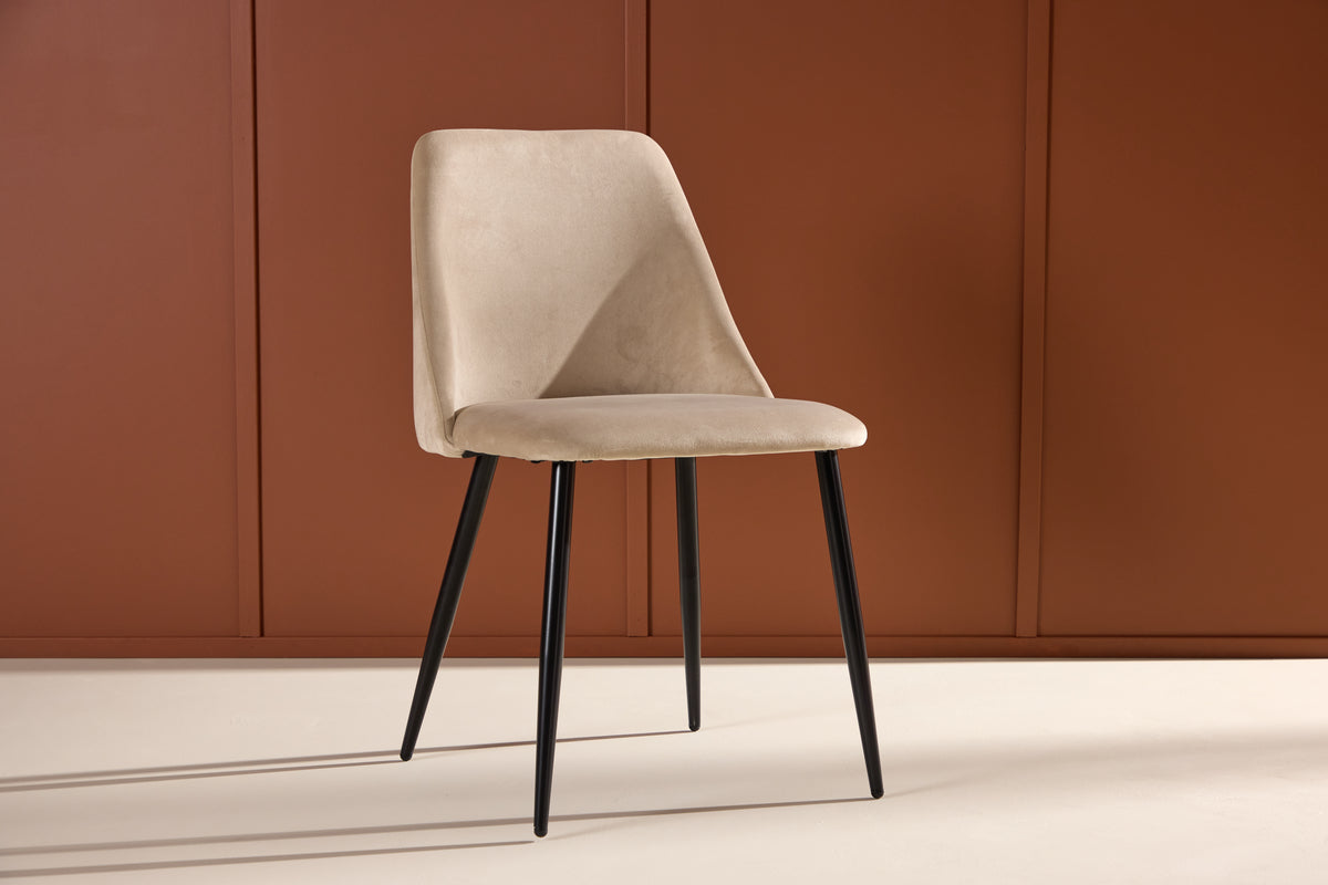 Night Esszimmerstuhl 2er-Set Beige