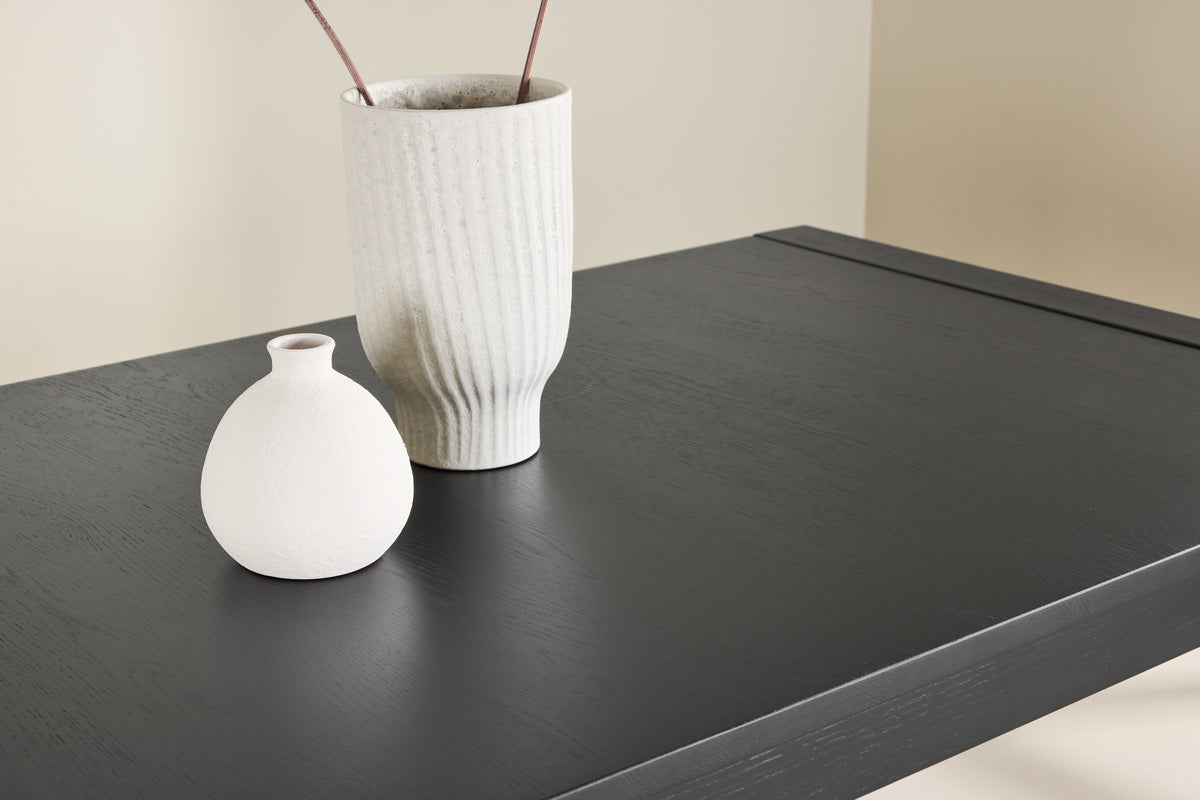 Slider Esstisch, rechteckig, 170 x 95, Schwarz