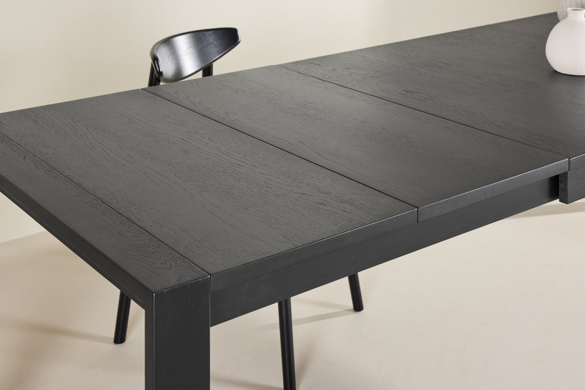 Slider Esstisch, rechteckig, 170 x 95, Schwarz