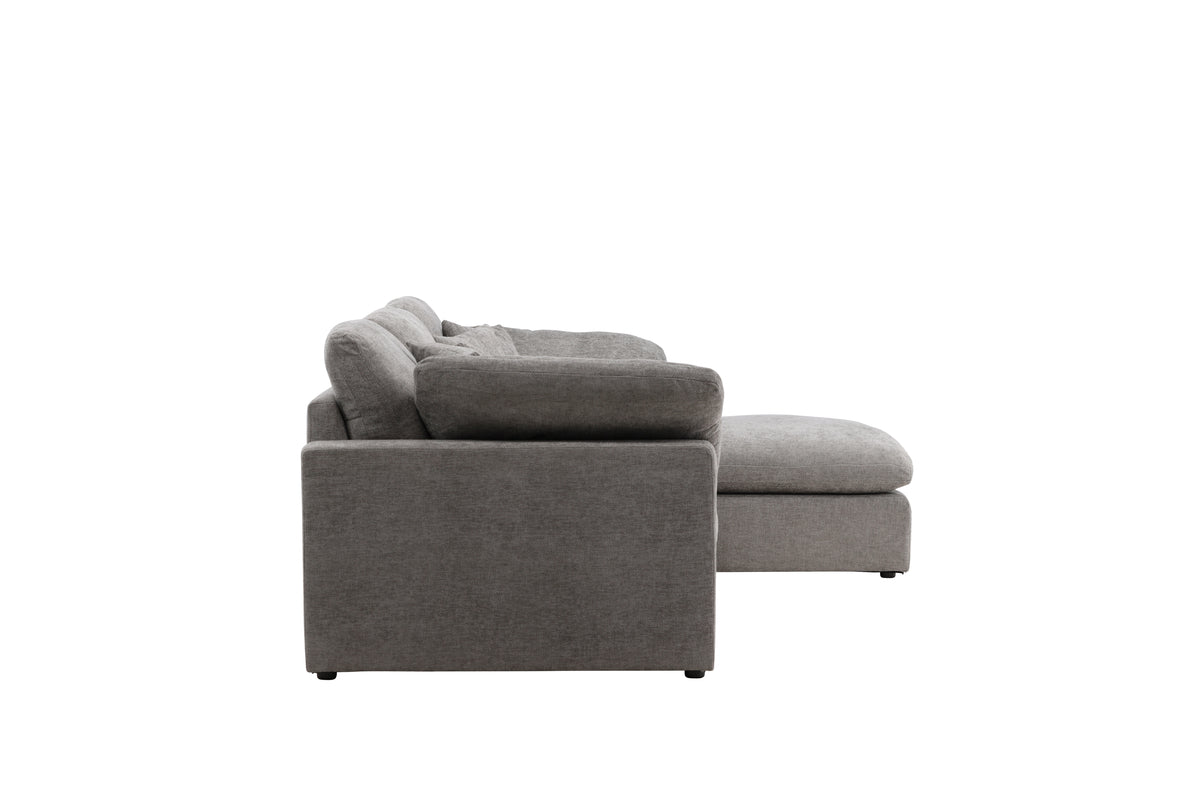 Amalfi Ecksofa Dunkelgrau