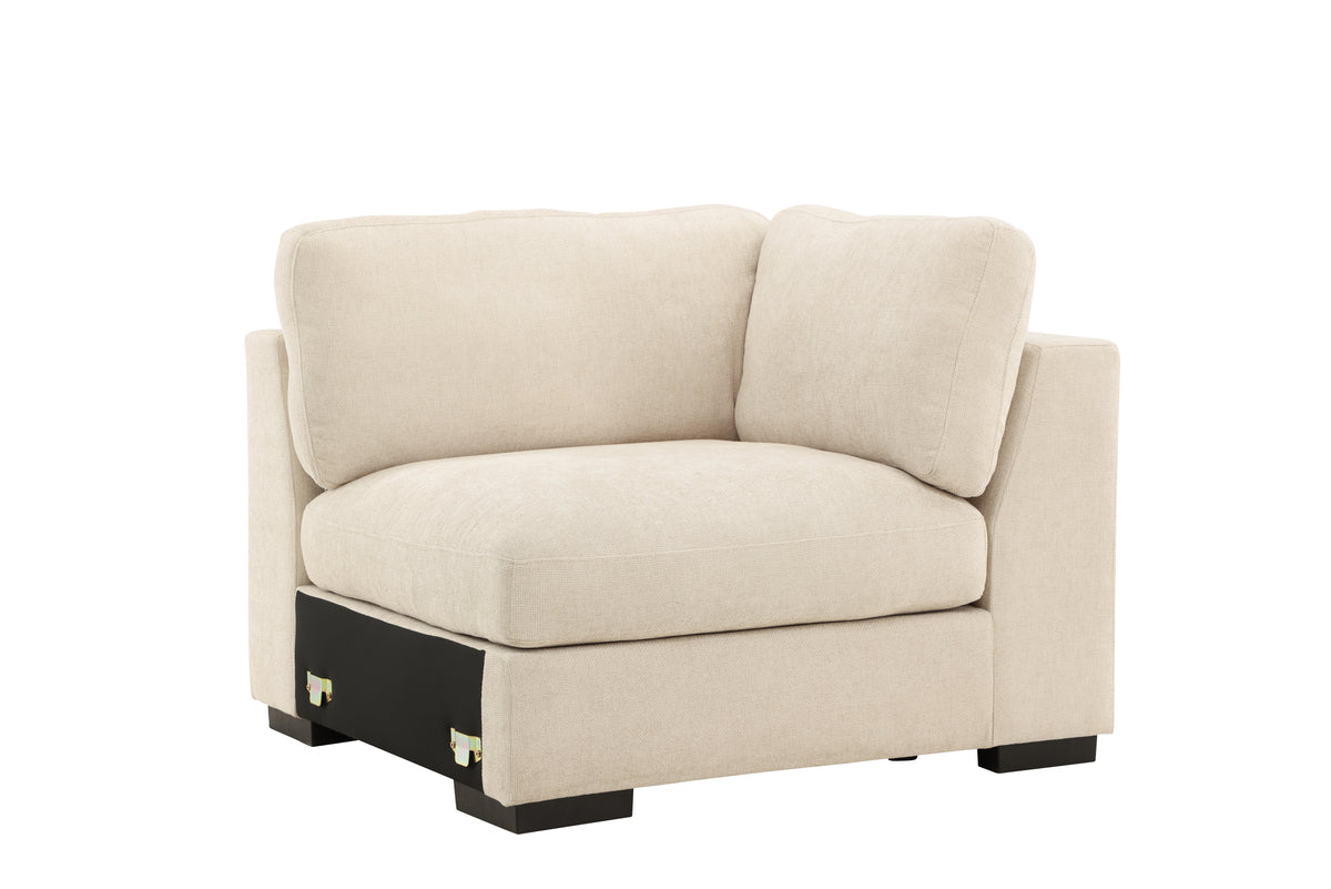 Ecksofa Salerno Beige Eckelement Links Sofamodul