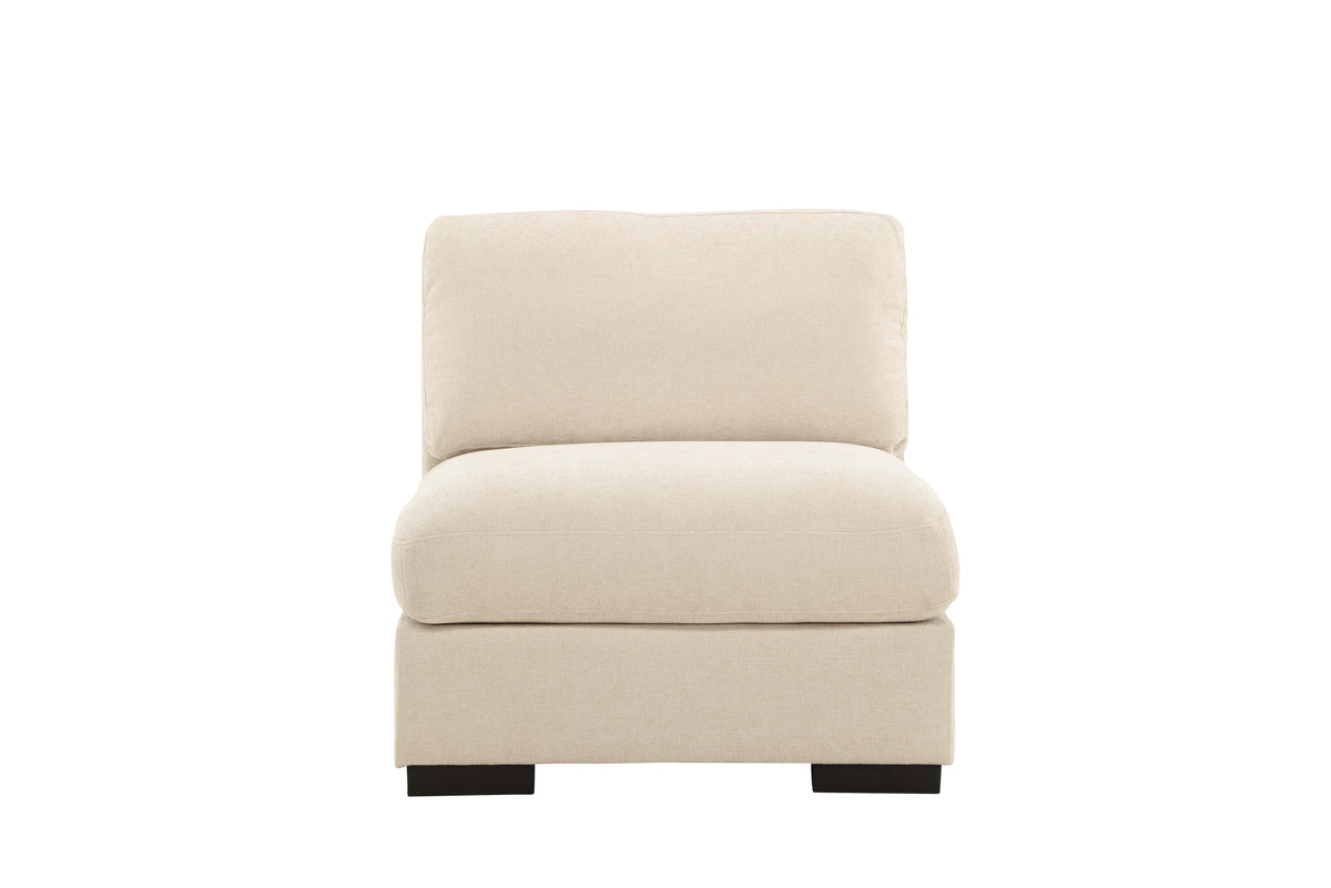 Ecksofa Salerno Beige Mittelteil Modulsofa