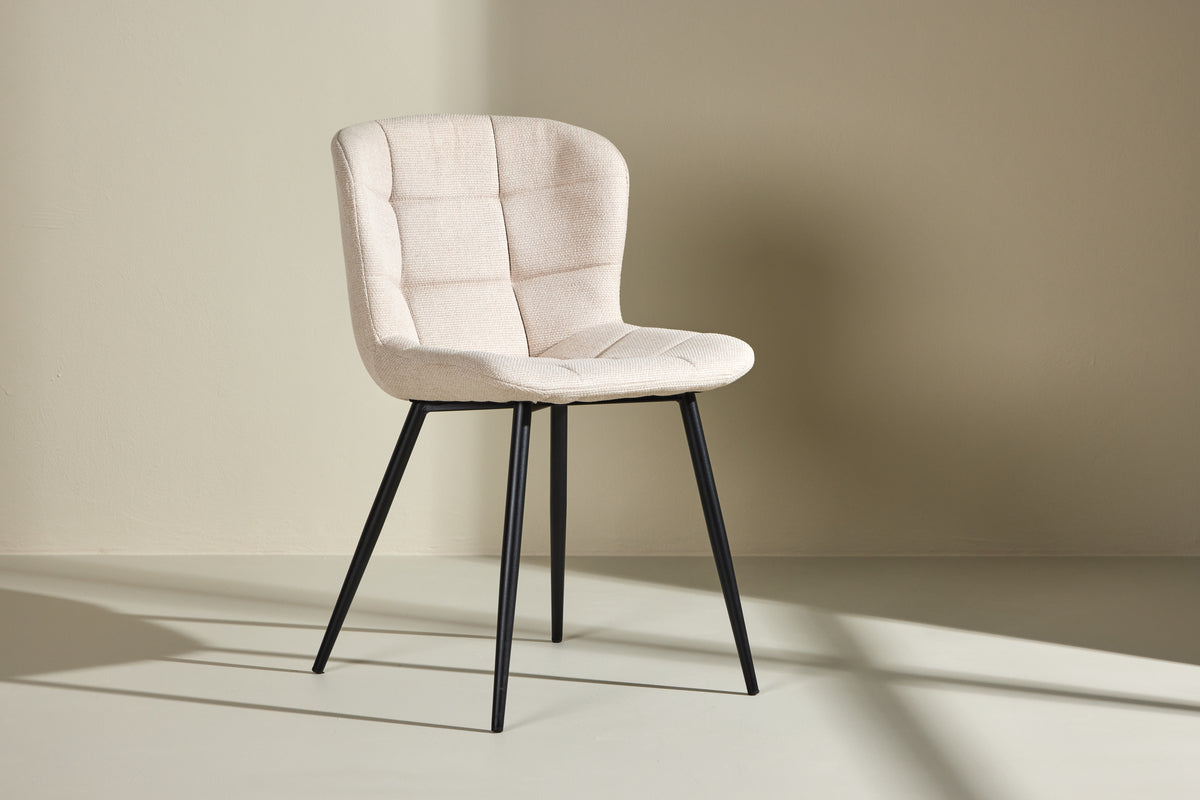 Lily Esszimmerstuhl 2er-Pack Beige