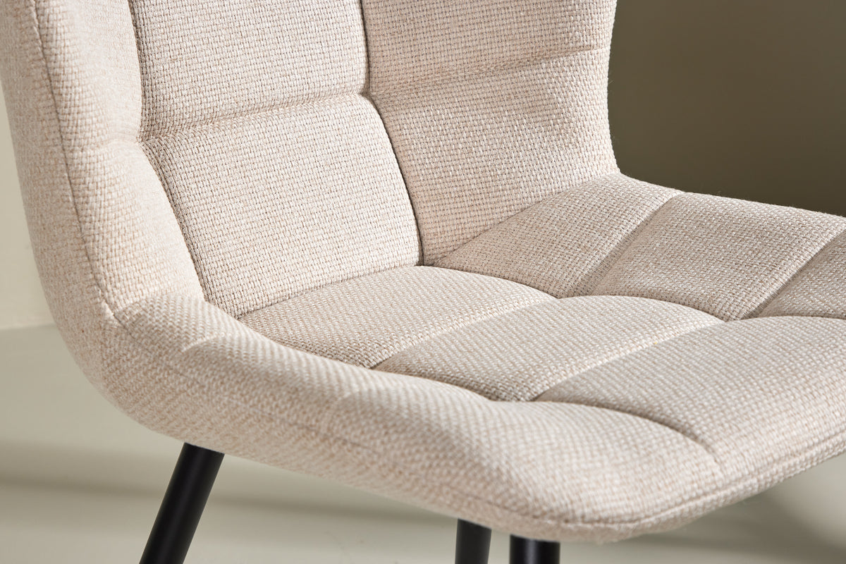 Lily Esszimmerstuhl 2er-Pack Beige