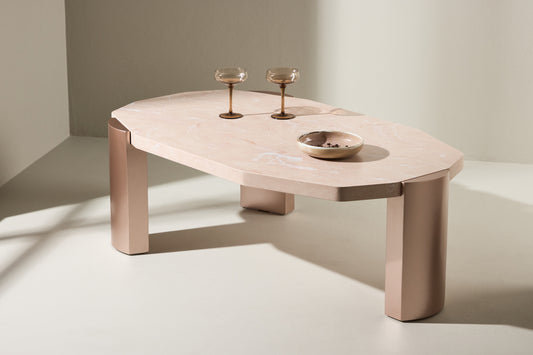 Kres Sofatisch 125 x 71 Rosa