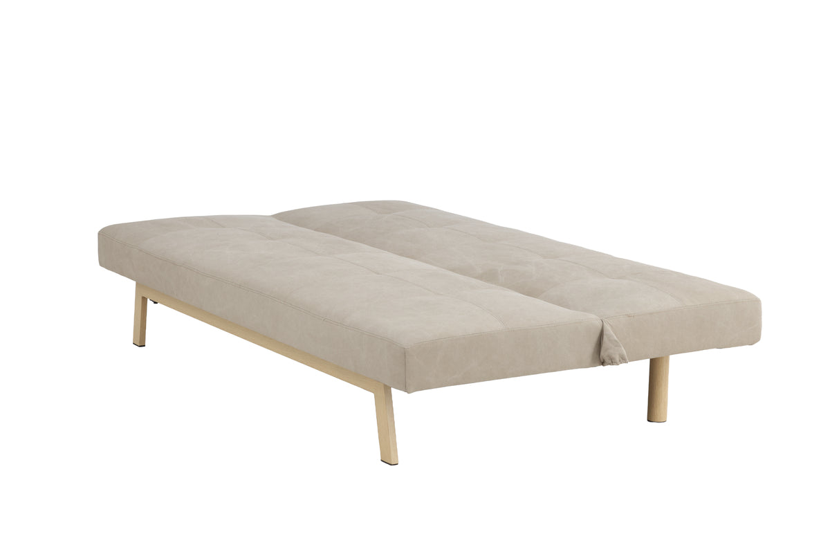 Bodil Schlafsofa Klappbett Beige Leinen