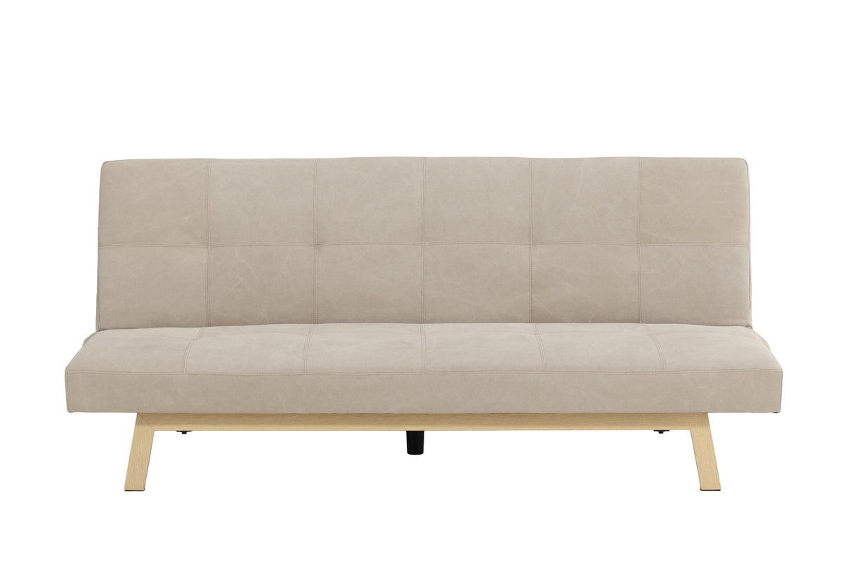 Bodil Schlafsofa Klappbett Beige Leinen