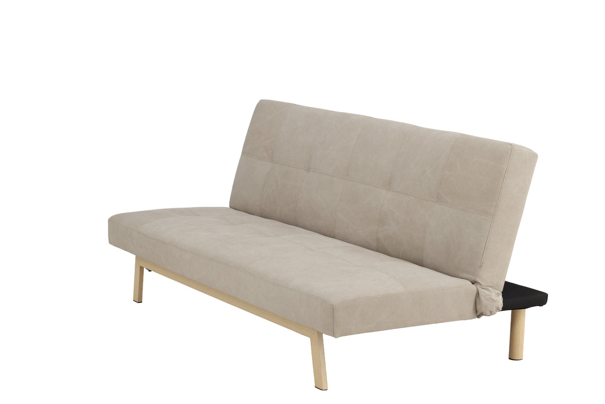 Bodil Schlafsofa Klappbett Beige Leinen