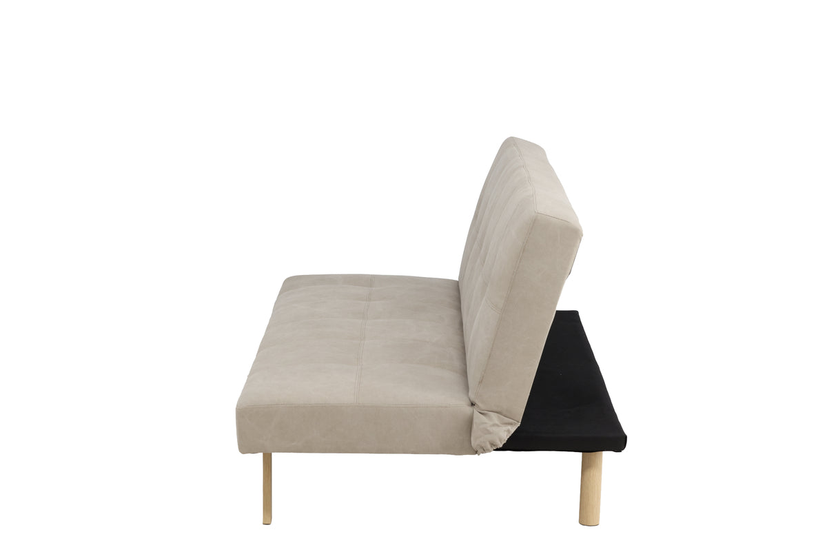 Bodil Schlafsofa Klappbett Beige Leinen