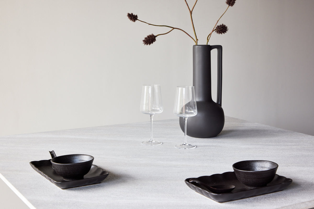 Cael Esstisch, rechteckig, 120 x 120, hellgrau