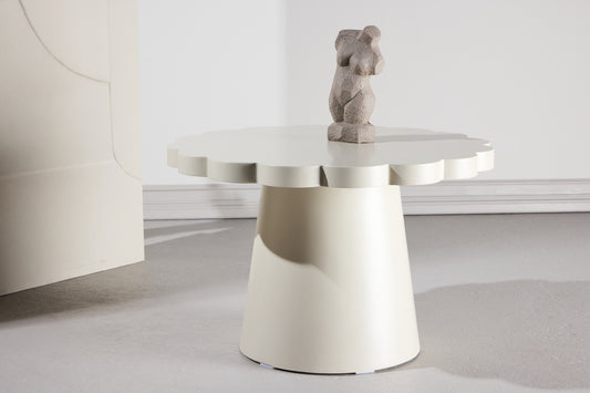 Krull Couchtisch 70 cm Beige