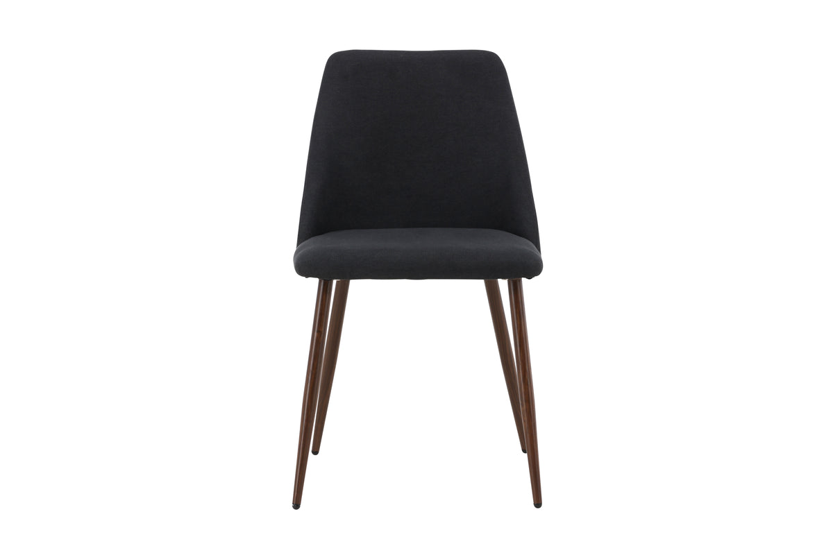 Night Esszimmerstuhl 2er-Set Schwarz