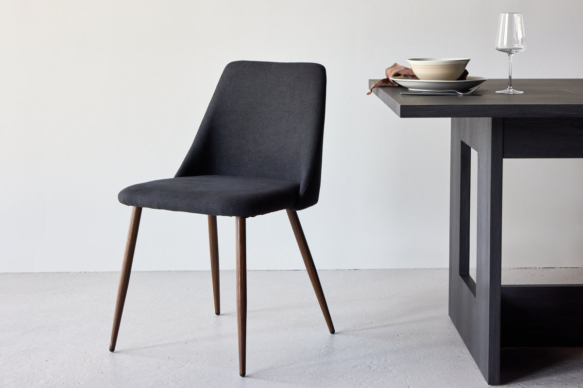 Night Esszimmerstuhl 2er-Set Schwarz