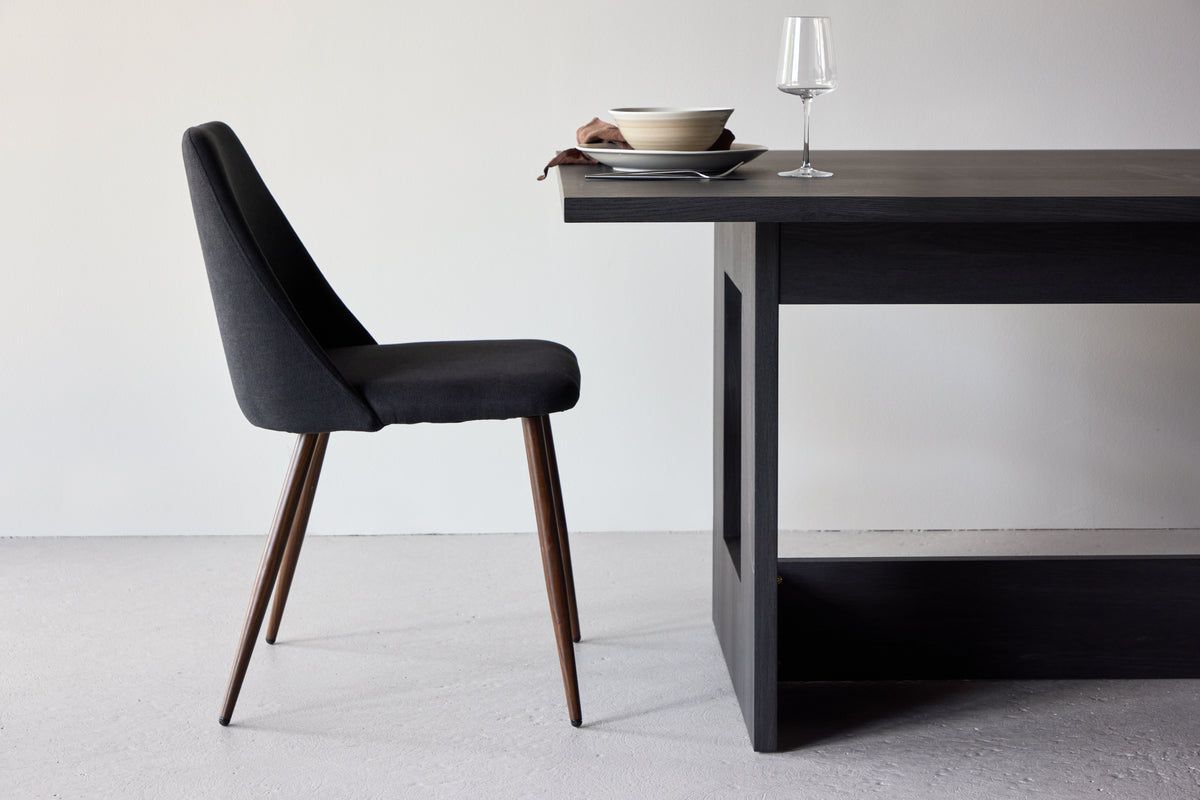 Night Esszimmerstuhl 2er-Set Schwarz