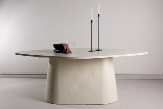 Diamond Oval Esstisch 210 x 110 Beige