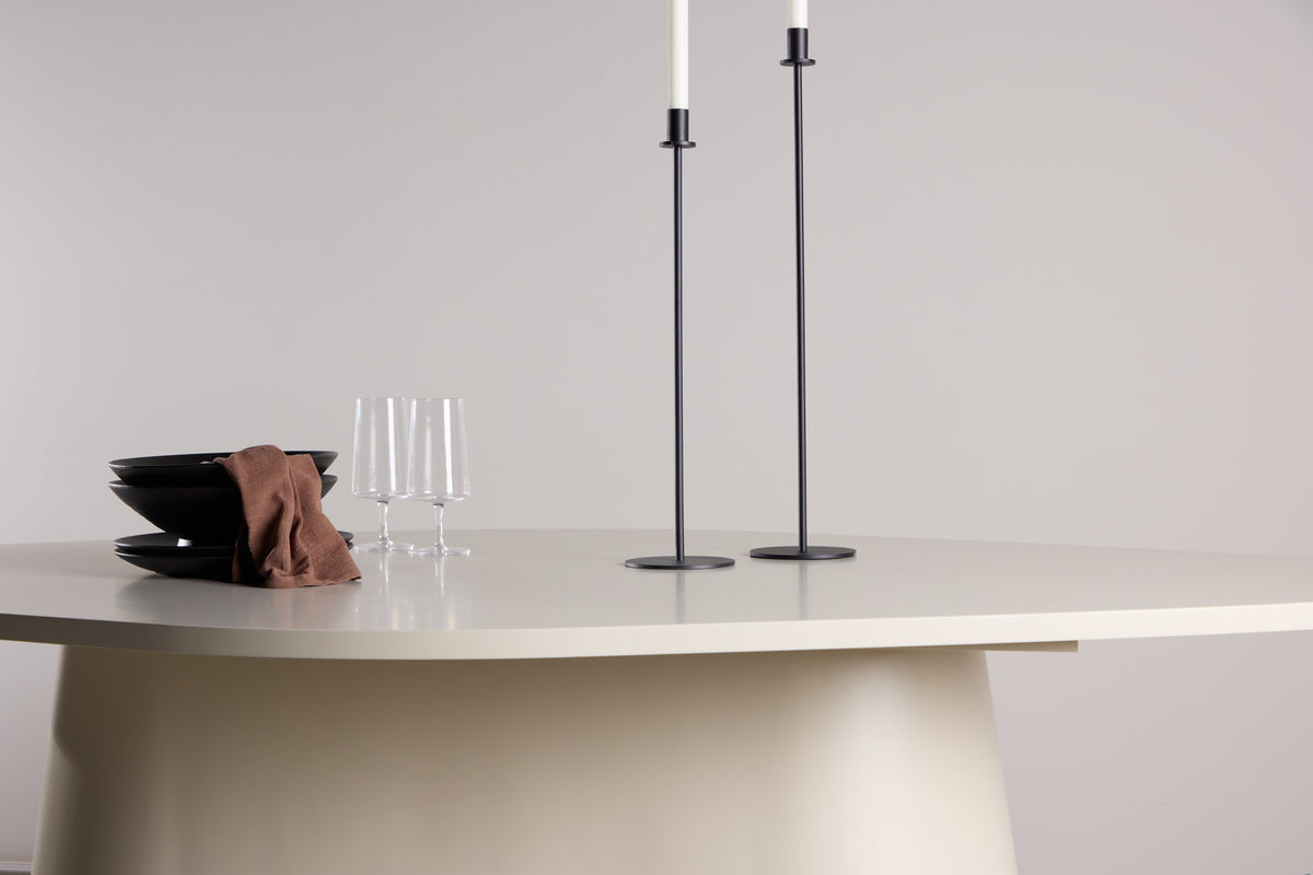 Diamond Oval Esstisch 210 x 110 Beige