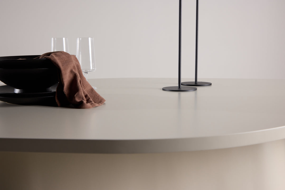 Diamond Oval Esstisch 210 x 110 Beige