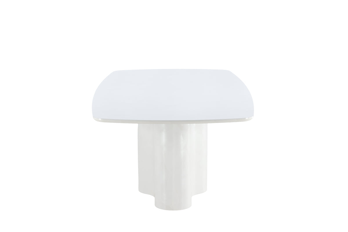 Väddö Rechteckiger Esstisch 220 x 110 Weiß